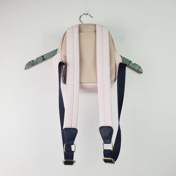 Betsey Johnson Pink Animal Print Faux Leather Mini Backpack - Picture 2 of 14